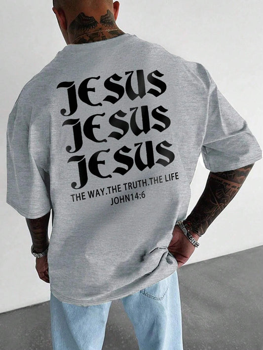 Jesus Men Cotton T-shirt