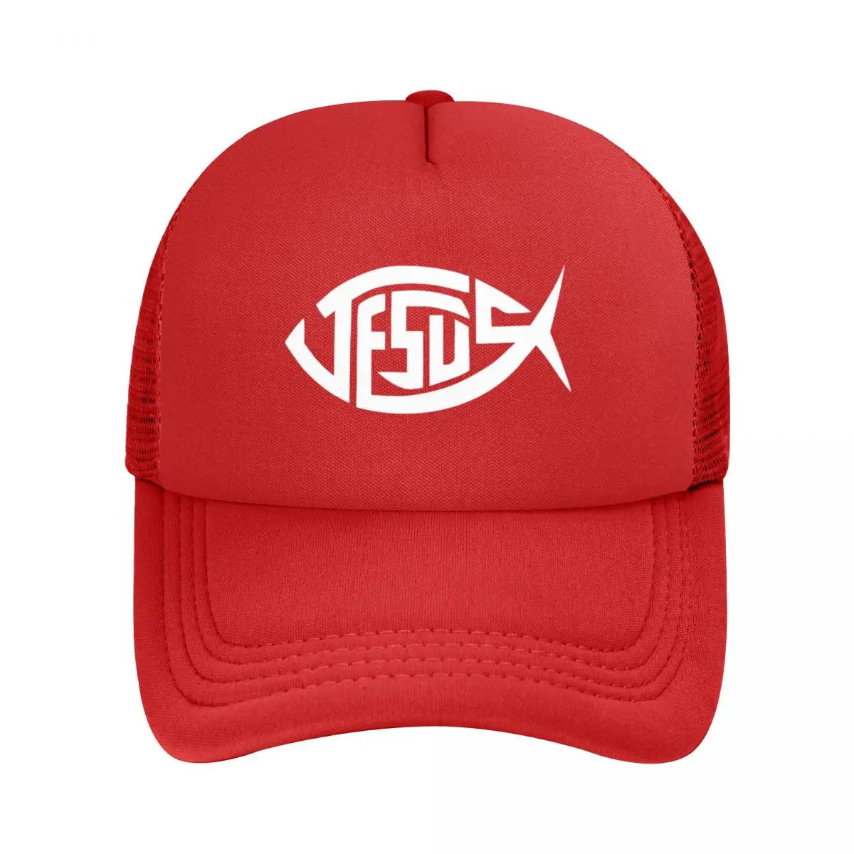 Jesus Fish Christian Faith Mesh Baseball Cap