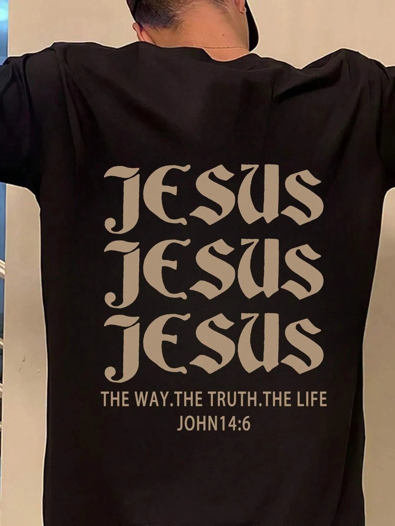 Jesus Men Cotton T-shirt