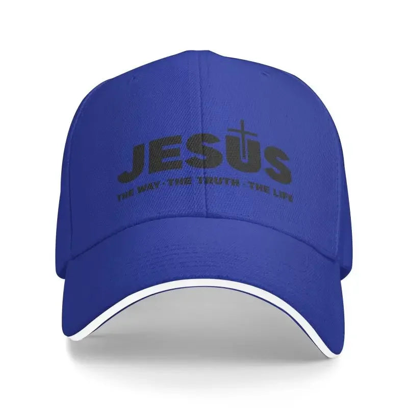 Jesus Christ The Way The Truth The Life Baseball Cap