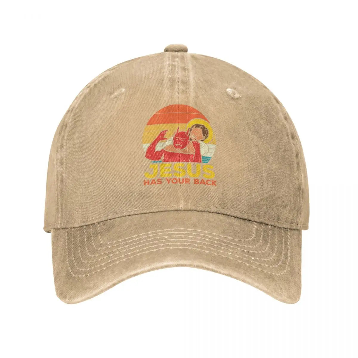 Jesus Has Your Back Jiu Jitsu Retro Hat