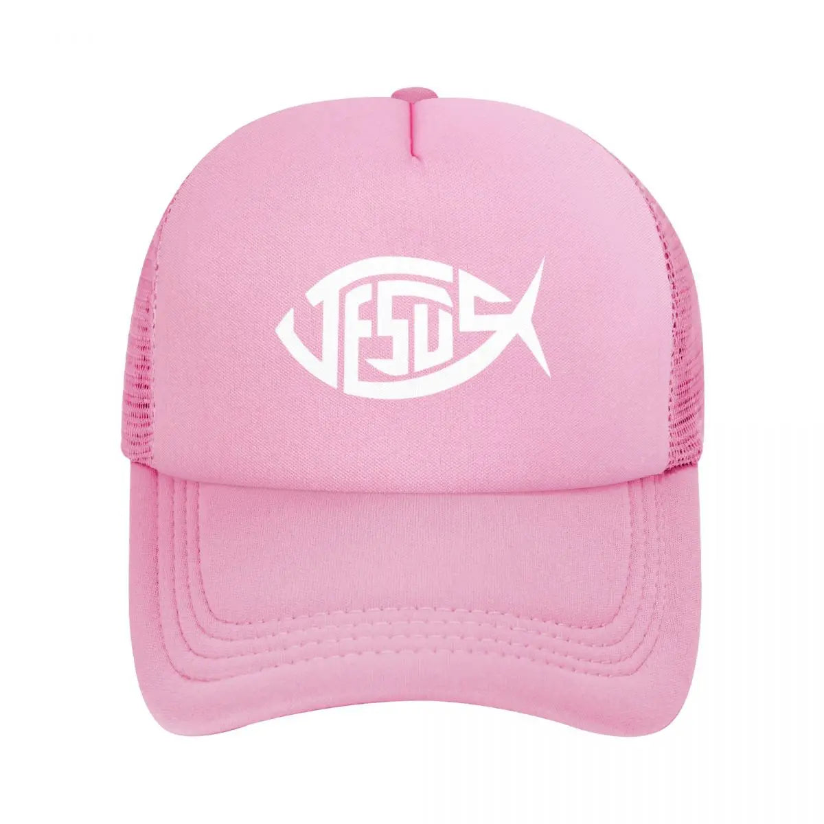 Jesus Fish Christian Faith Mesh Baseball Cap