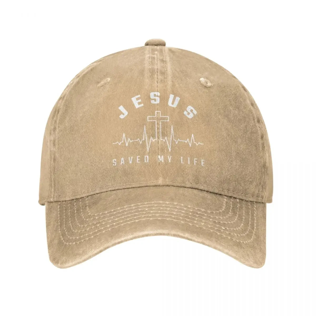 Jesus Christ Christianity Jesus Saved My Life Baseball Cap