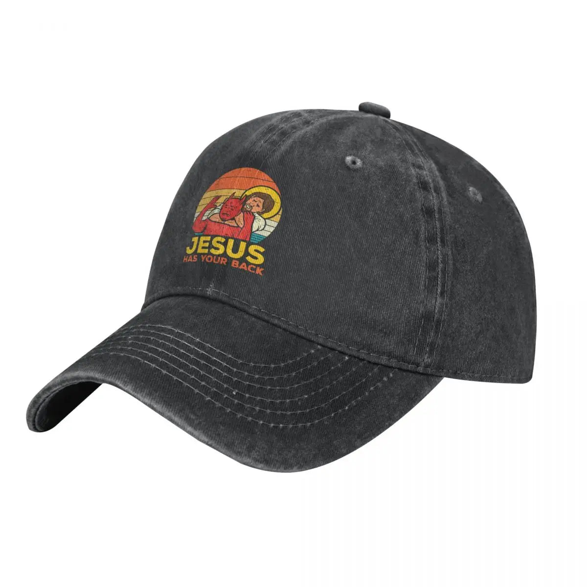 Jesus Has Your Back Jiu Jitsu Retro Hat