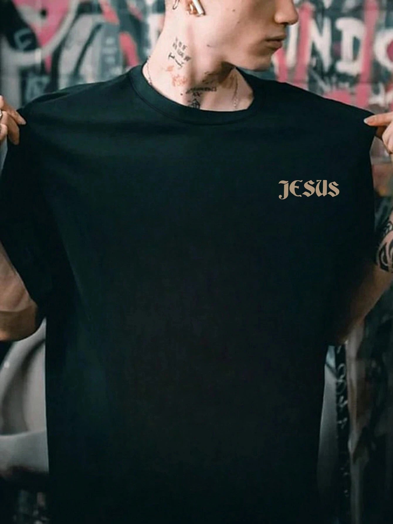 Jesus Men Cotton T-shirt