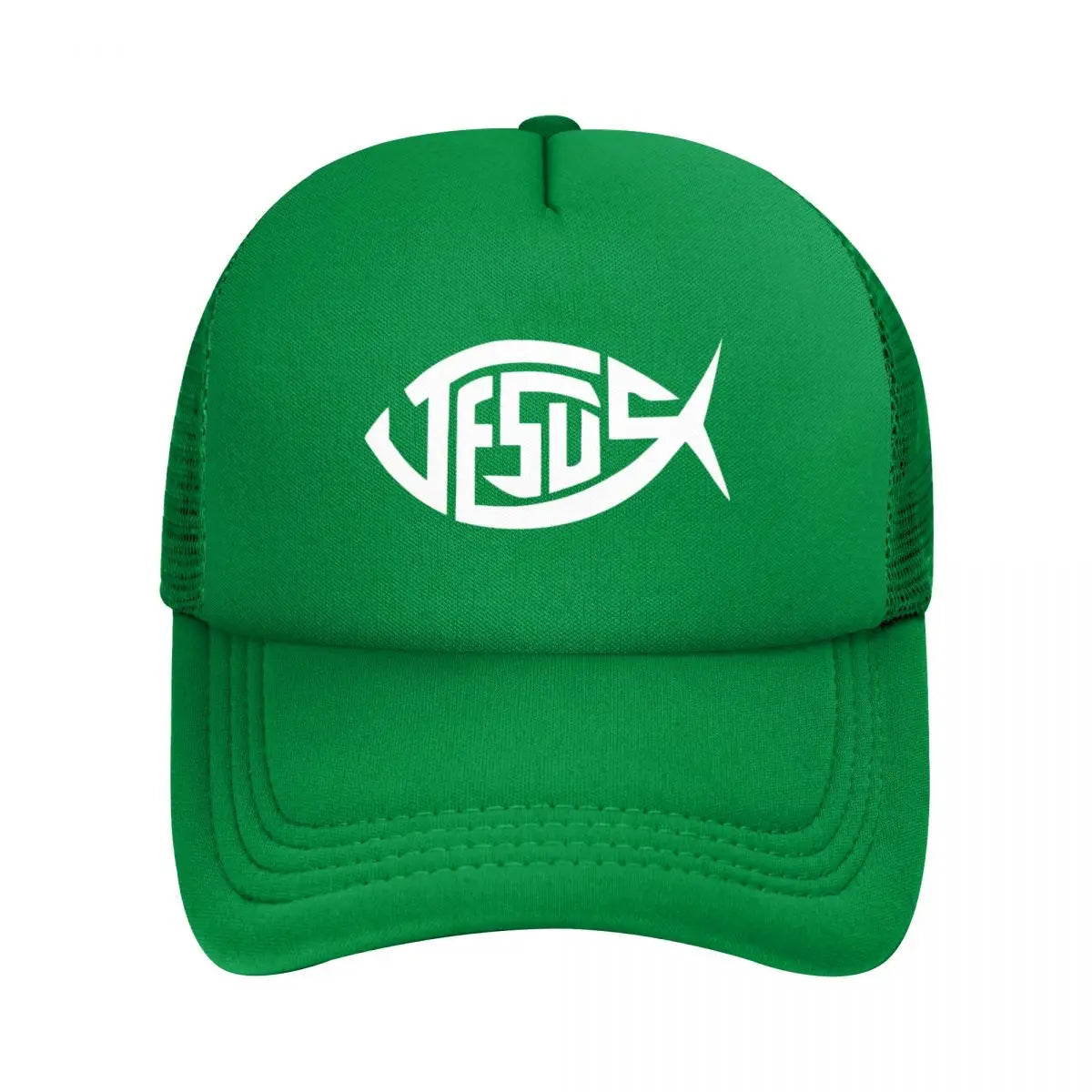 Jesus Fish Christian Faith Mesh Baseball Cap