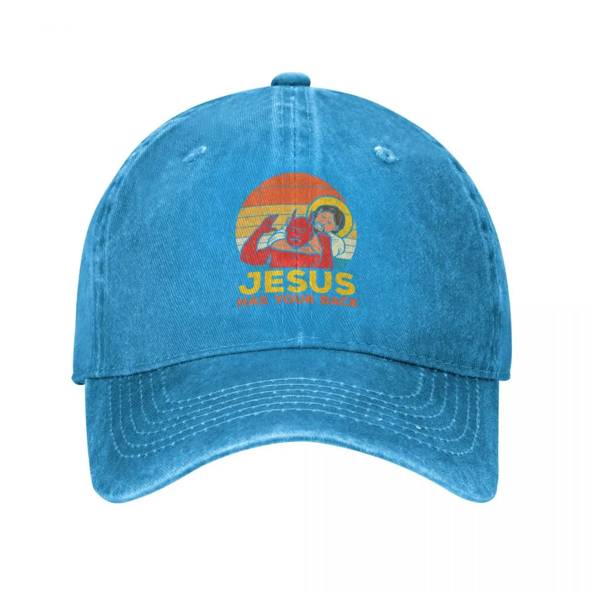 Jesus Has Your Back Jiu Jitsu Retro Hat