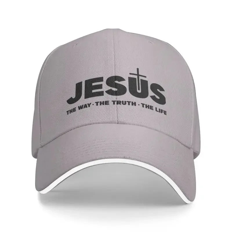 Jesus Christ The Way The Truth The Life Baseball Cap