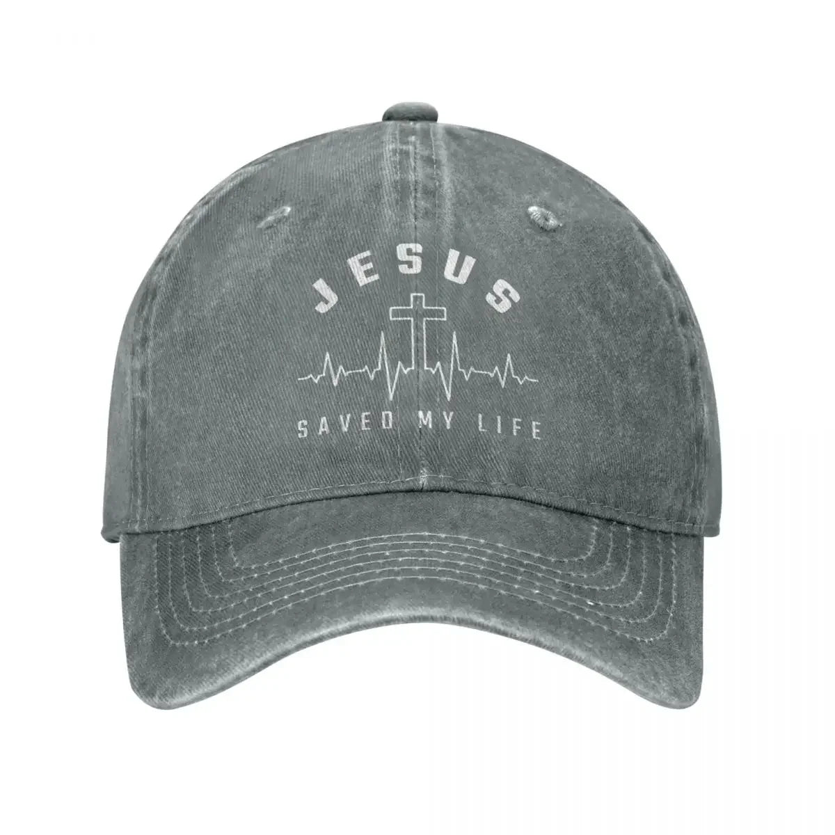 Jesus Christ Christianity Jesus Saved My Life Baseball Cap