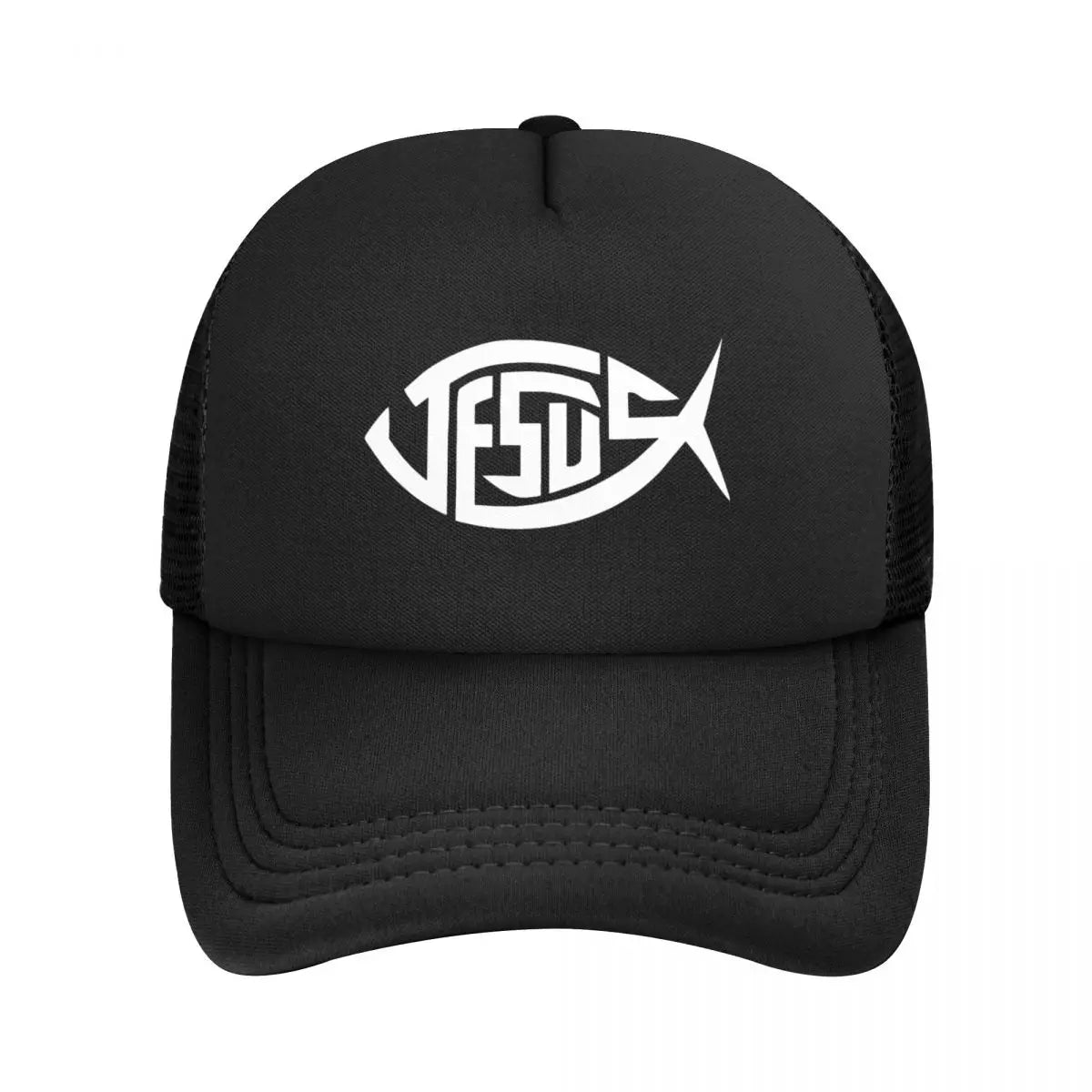 Jesus Fish Christian Faith Mesh Baseball Cap