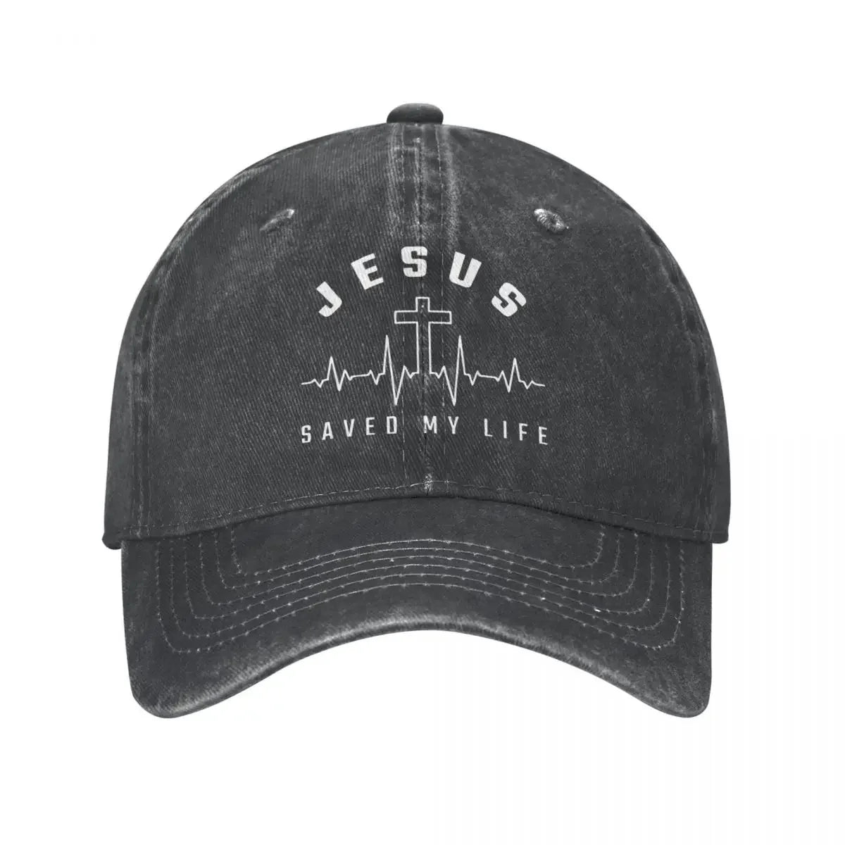 Jesus Christ Christianity Jesus Saved My Life Baseball Cap