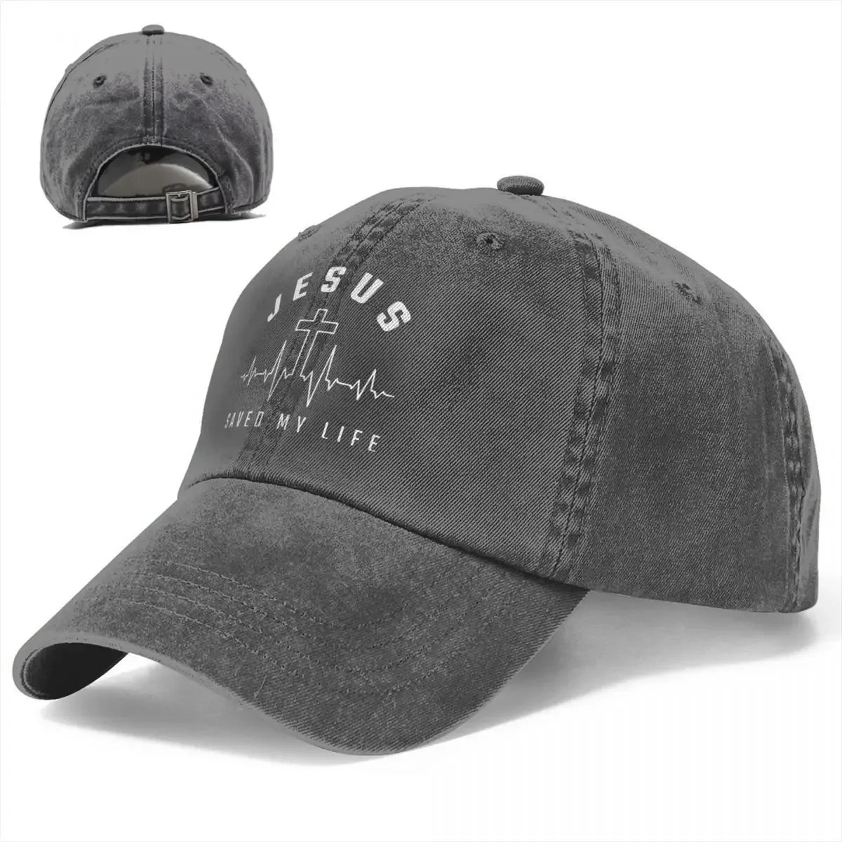 Jesus Christ Christianity Jesus Saved My Life Baseball Cap