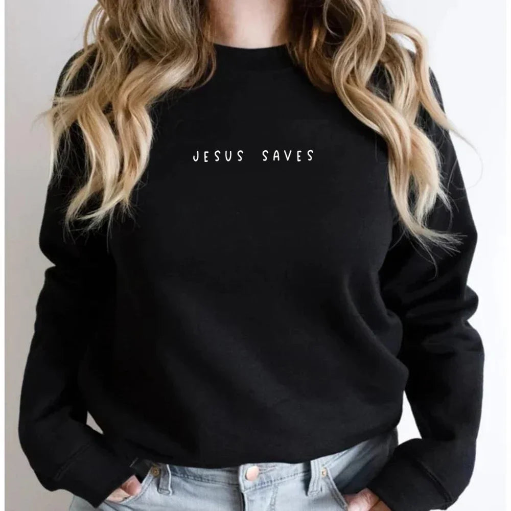 Jesus Saves Christian Sweatshirt